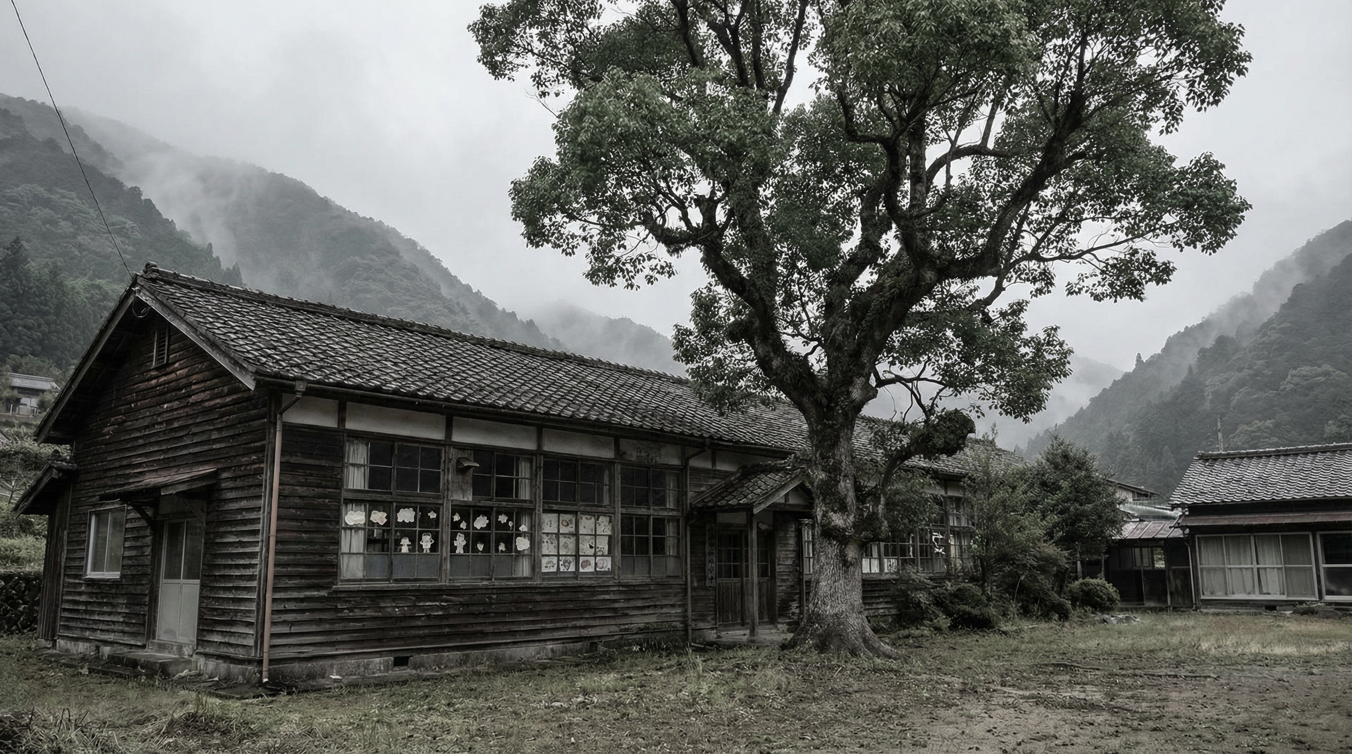 黄泉戸小学校の校舎の写真